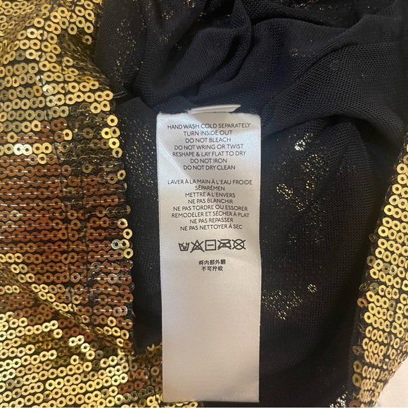 Urban Outfitters Gold Sequin Mini Dress - Picture 4 of 7